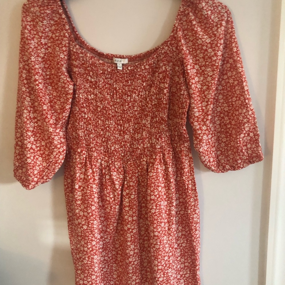 AUX Floral boho style dress